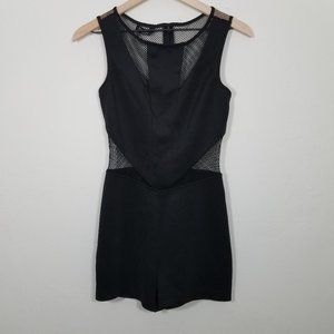 Bebe Mesh Stretch Romper Size XS